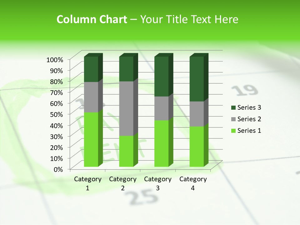 Mark Calendar Accounting PowerPoint Template
