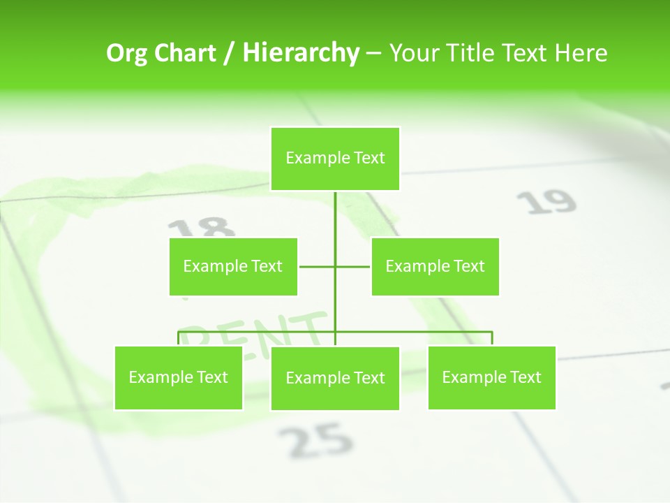 Mark Calendar Accounting PowerPoint Template
