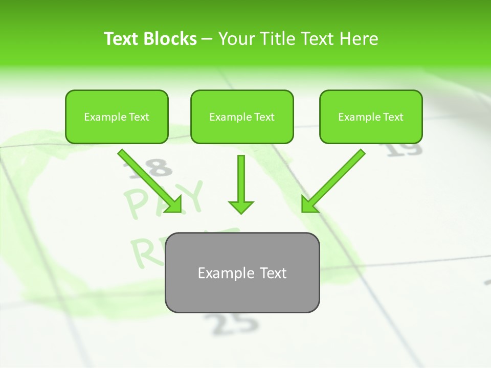 Mark Calendar Accounting PowerPoint Template