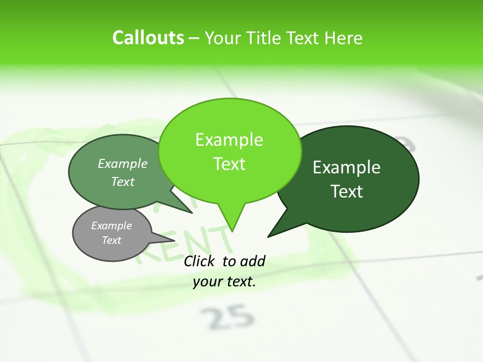 Mark Calendar Accounting PowerPoint Template
