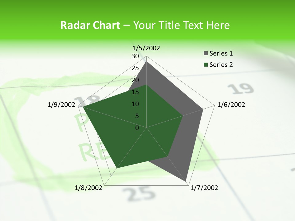 Mark Calendar Accounting PowerPoint Template
