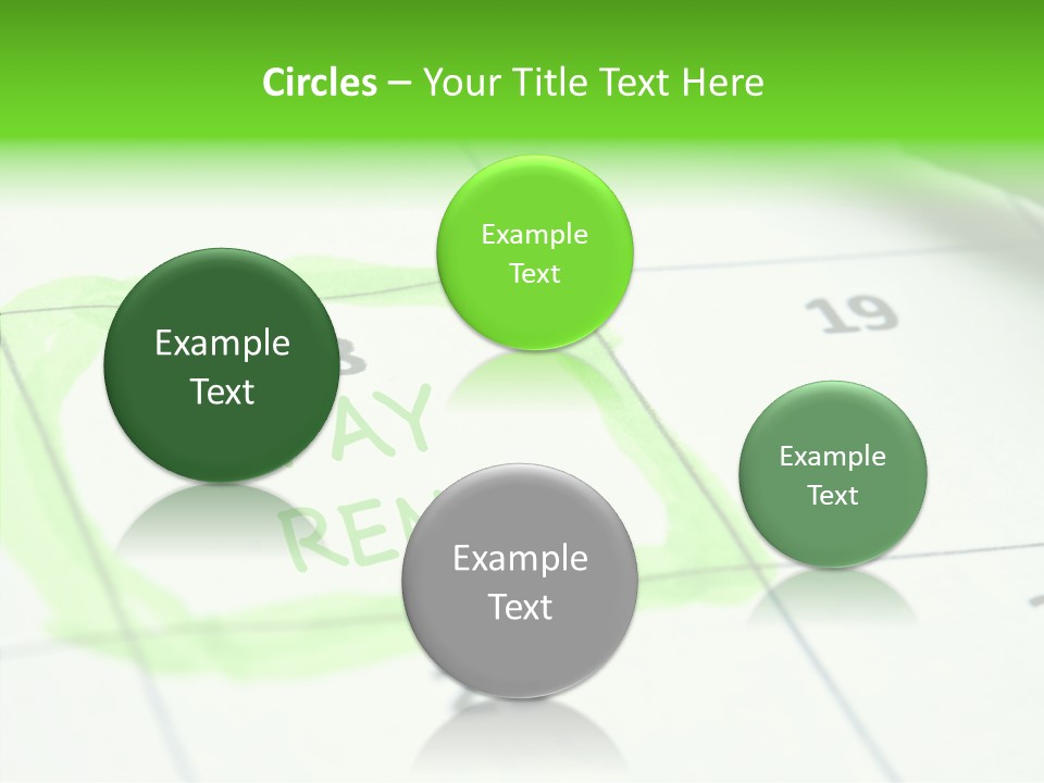 Mark Calendar Accounting PowerPoint Template