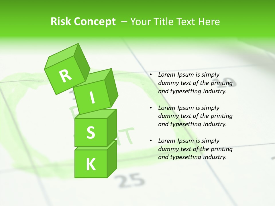 Mark Calendar Accounting PowerPoint Template