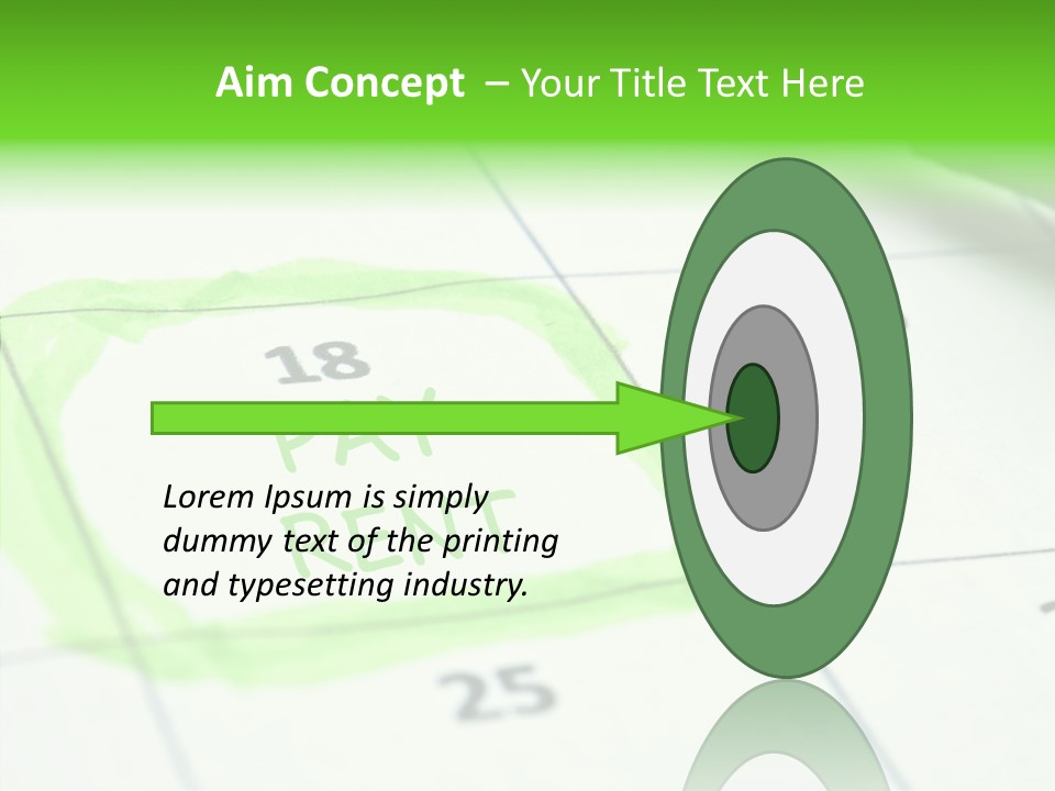 Mark Calendar Accounting PowerPoint Template