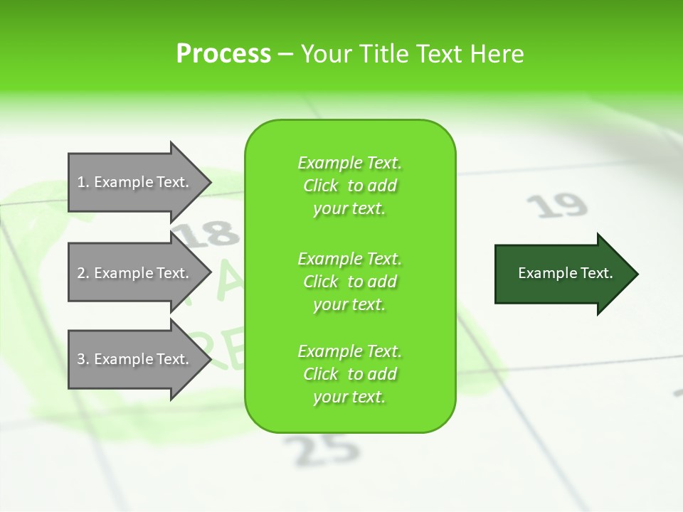 Mark Calendar Accounting PowerPoint Template