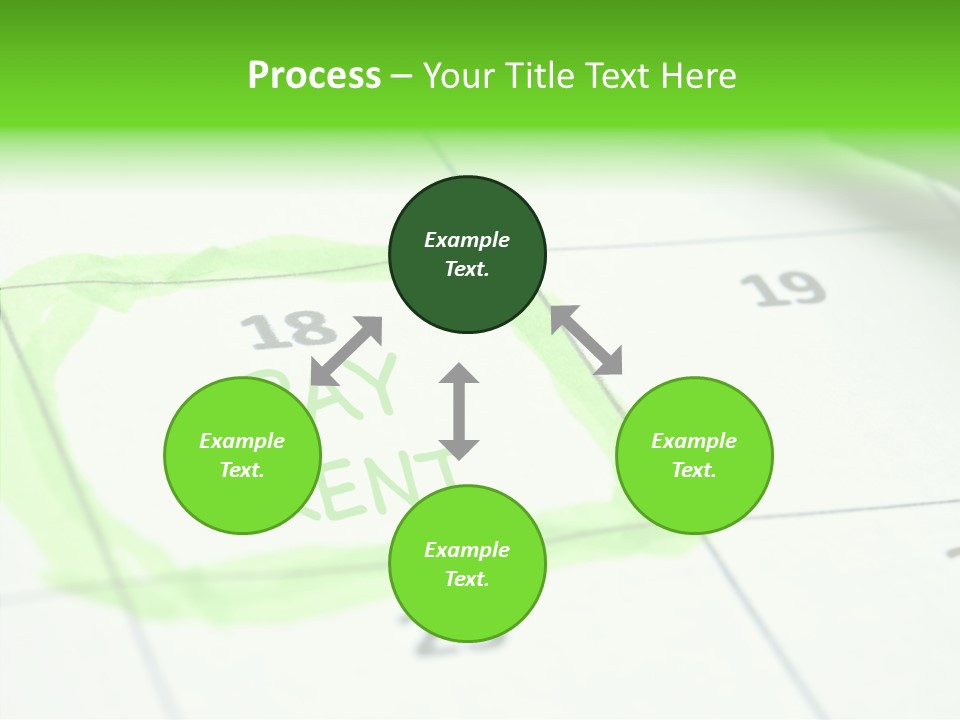 Mark Calendar Accounting PowerPoint Template