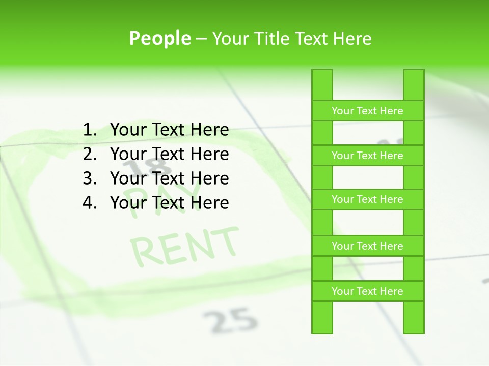 Mark Calendar Accounting PowerPoint Template