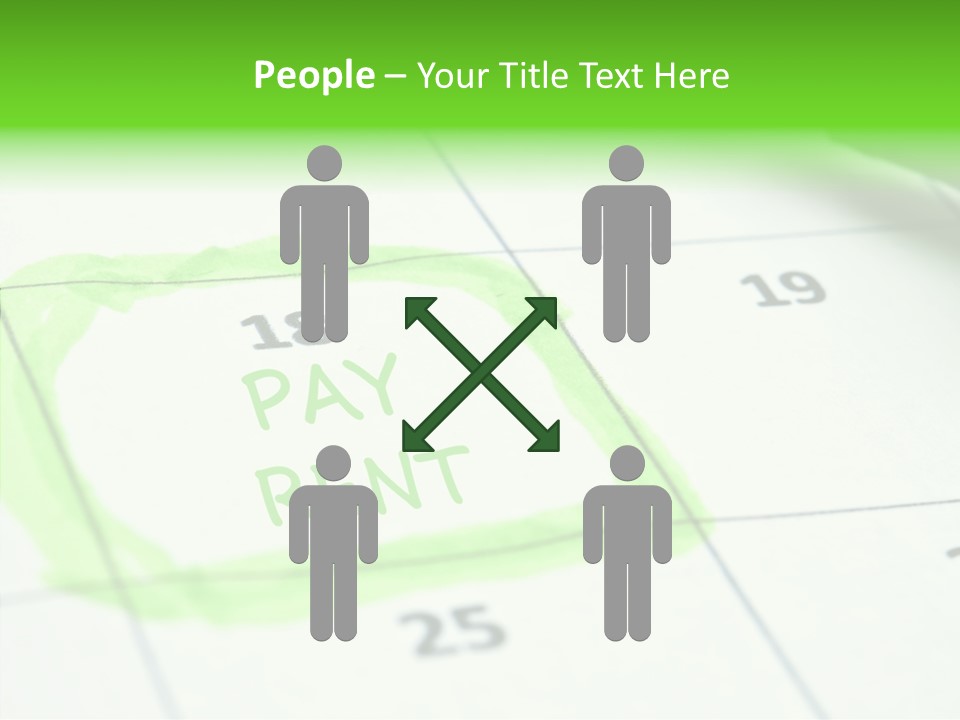 Mark Calendar Accounting PowerPoint Template