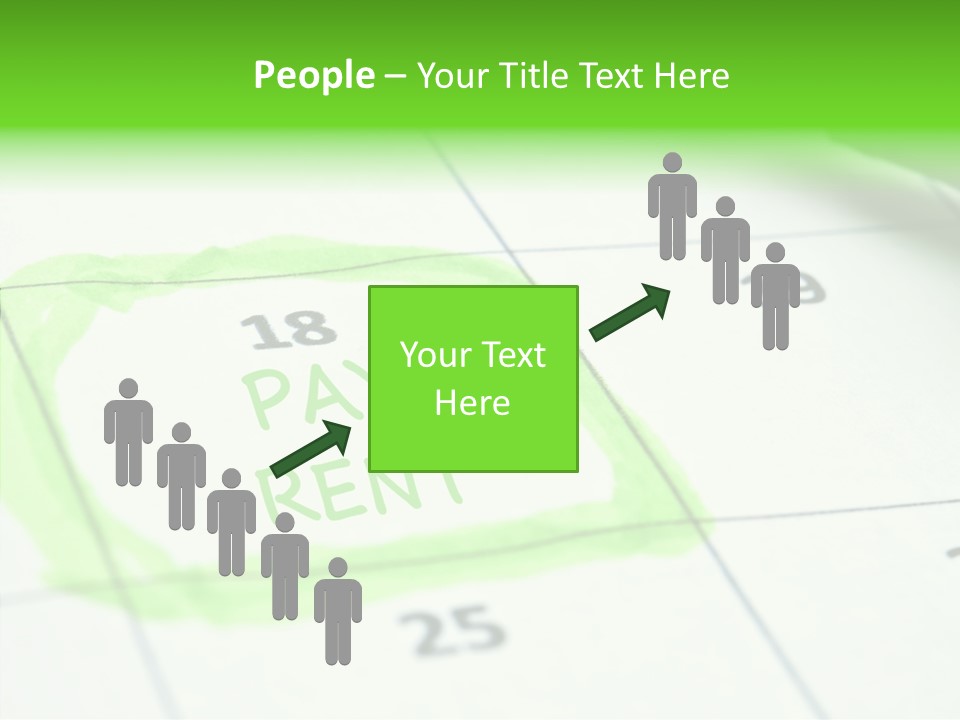 Mark Calendar Accounting PowerPoint Template