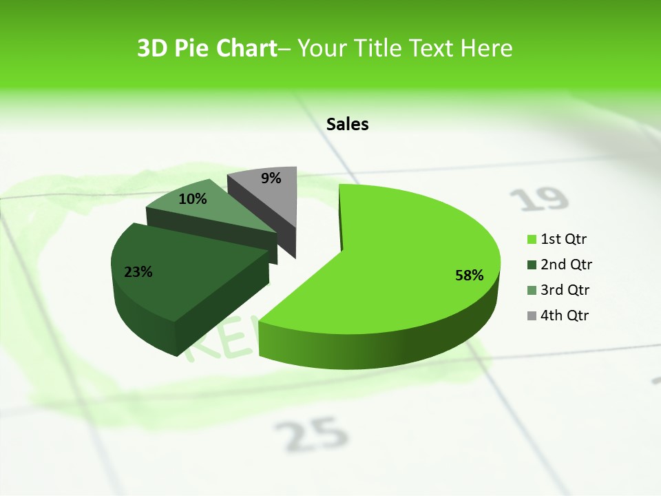 Mark Calendar Accounting PowerPoint Template