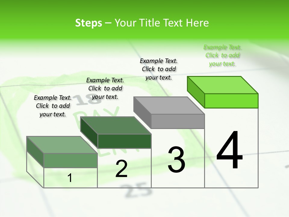 Mark Calendar Accounting PowerPoint Template
