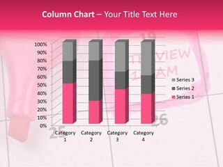 Closeup Reminder Pink PowerPoint Template