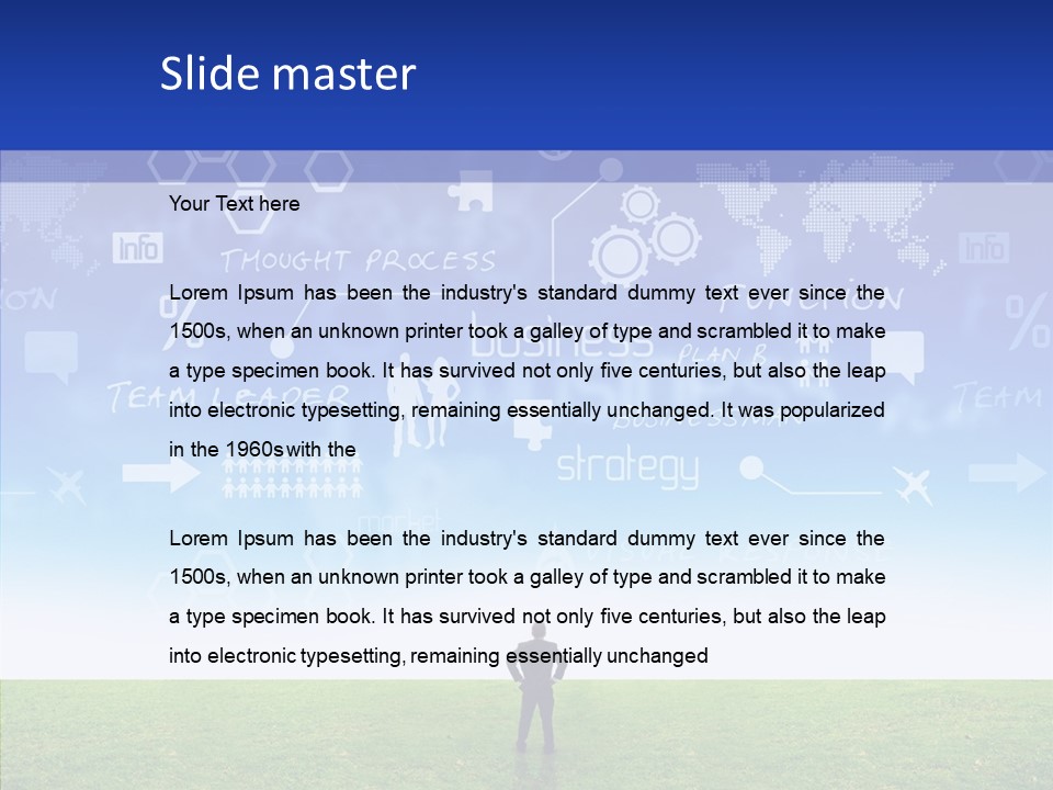 Problems Future Person PowerPoint Template