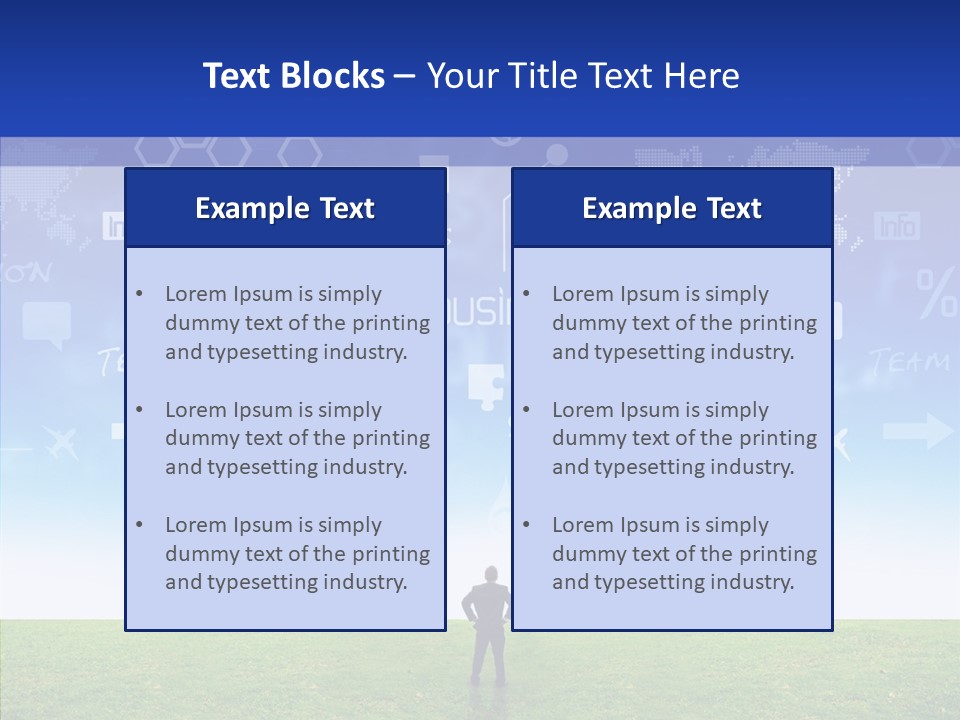 Problems Future Person PowerPoint Template