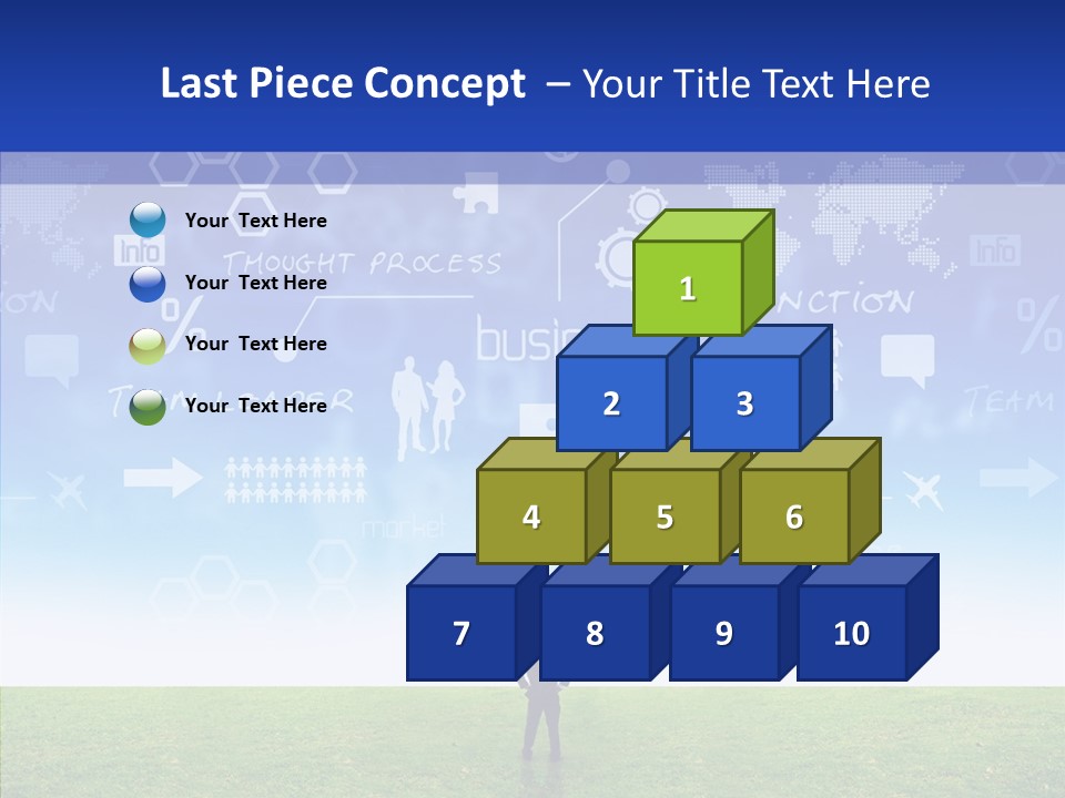 Problems Future Person PowerPoint Template