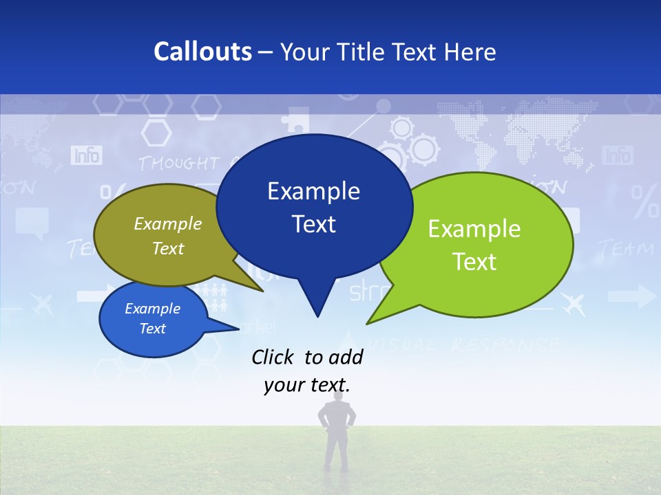 Problems Future Person PowerPoint Template