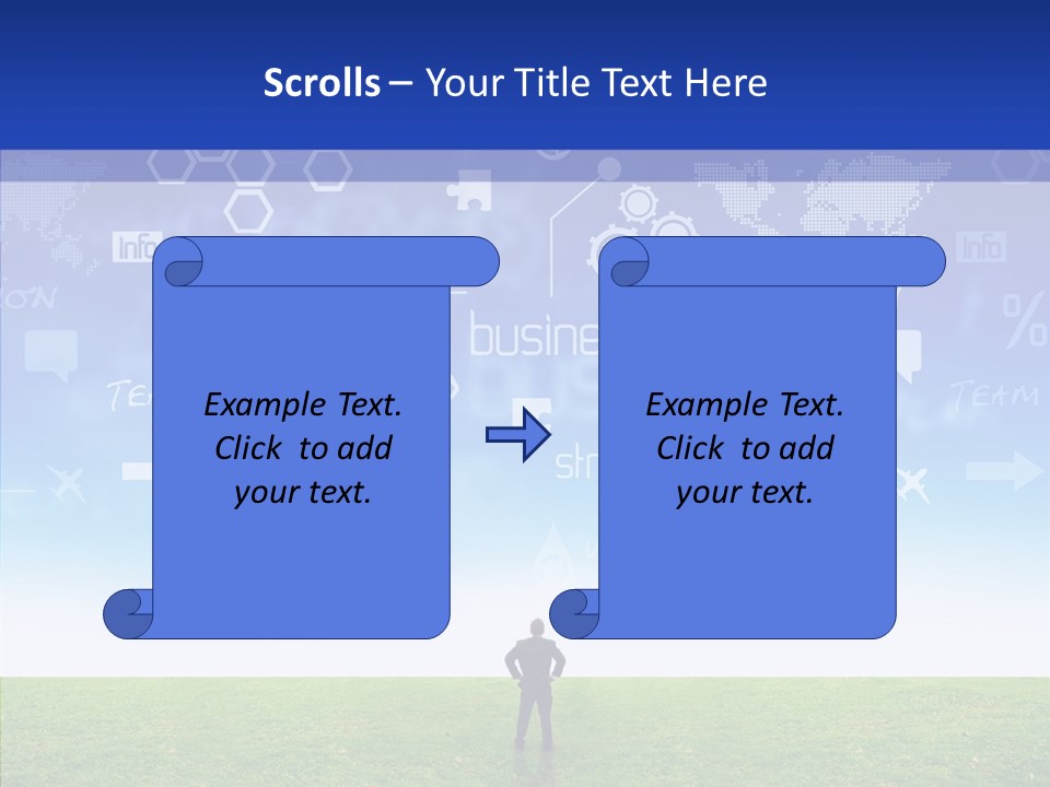 Problems Future Person PowerPoint Template