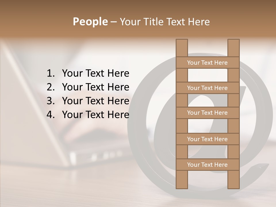 Connection Working People PowerPoint Template