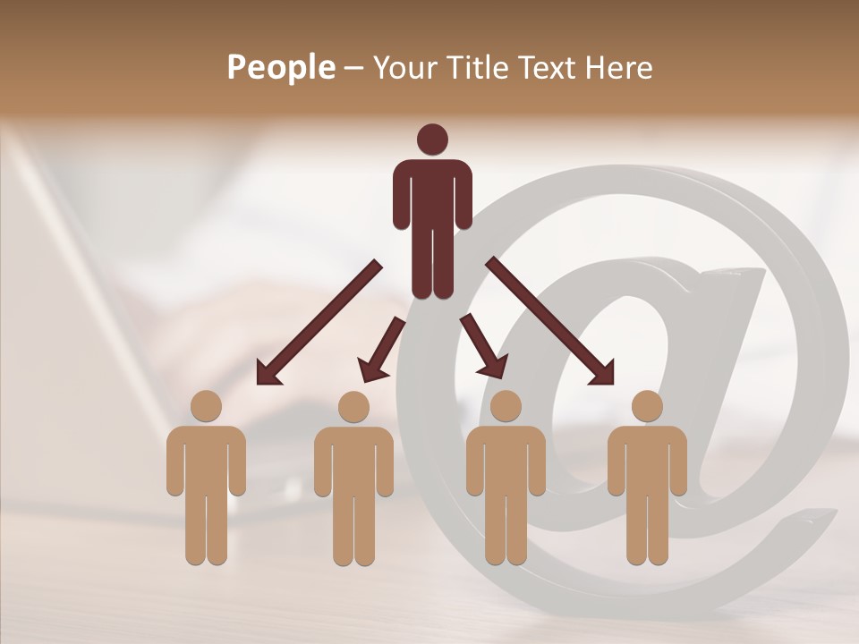 Connection Working People PowerPoint Template