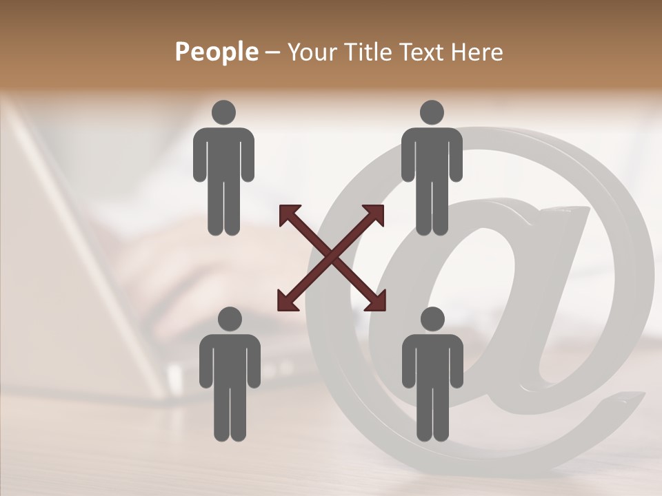 Connection Working People PowerPoint Template