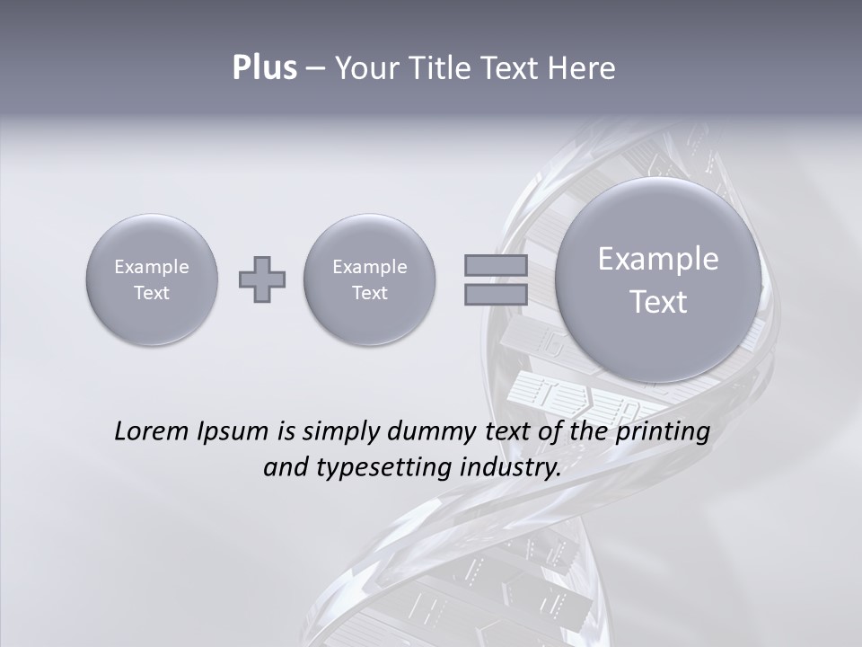 Continuity Chrome Heredity PowerPoint Template