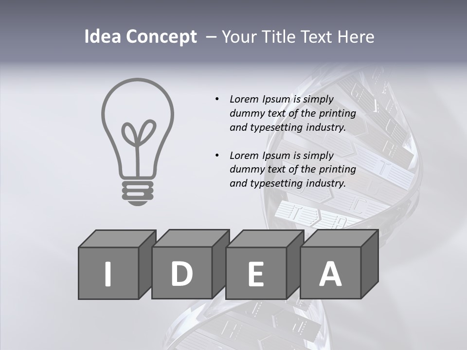 Continuity Chrome Heredity PowerPoint Template