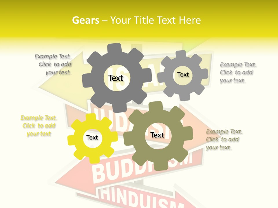 Hinduism Spirit Symbol PowerPoint Template