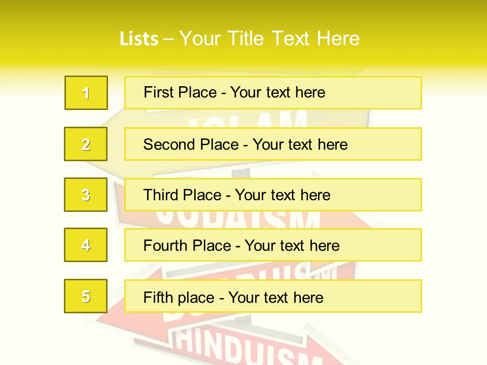 Hinduism Spirit Symbol PowerPoint Template