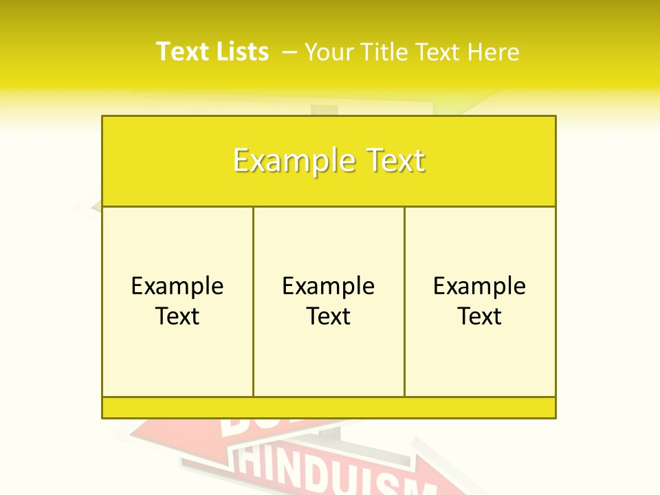 Hinduism Spirit Symbol PowerPoint Template