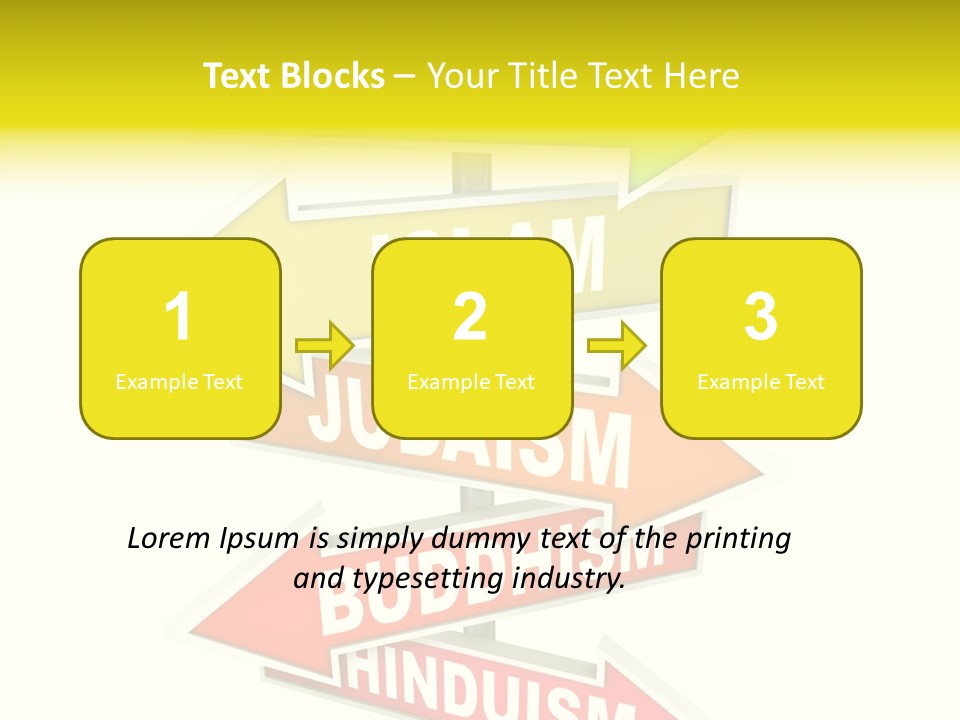 Hinduism Spirit Symbol PowerPoint Template
