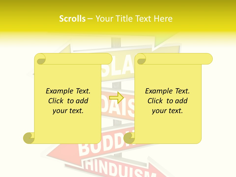 Hinduism Spirit Symbol PowerPoint Template