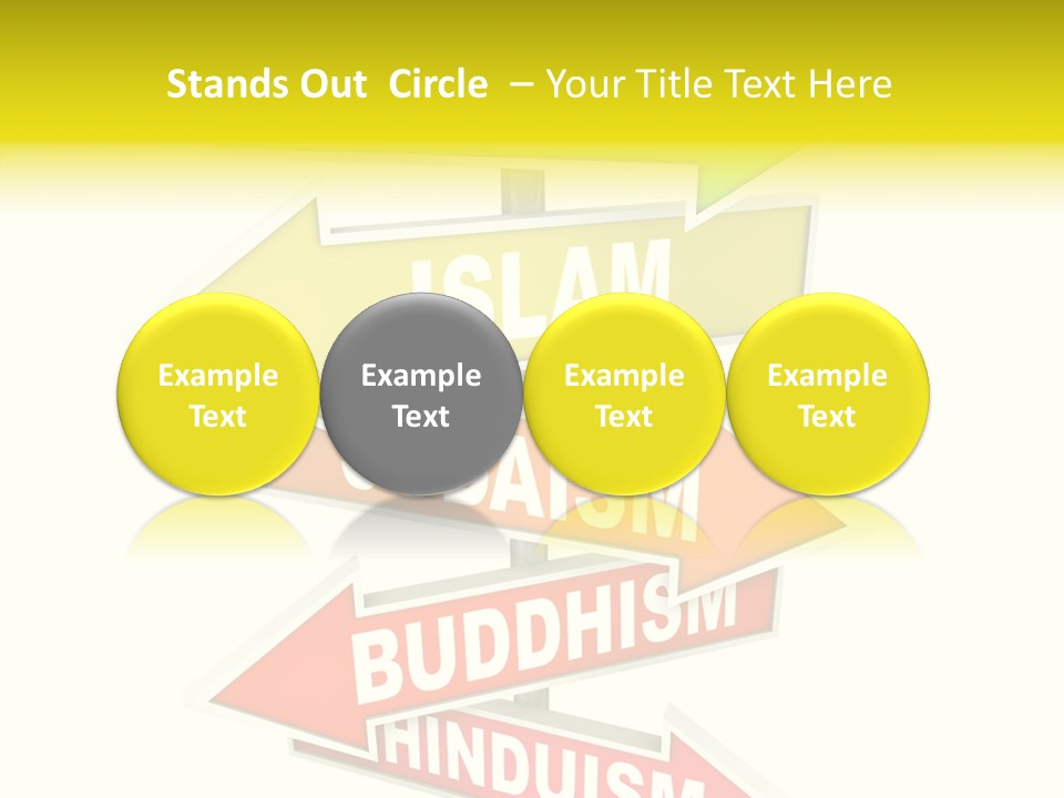 Hinduism Spirit Symbol PowerPoint Template