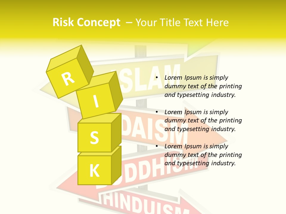 Hinduism Spirit Symbol PowerPoint Template