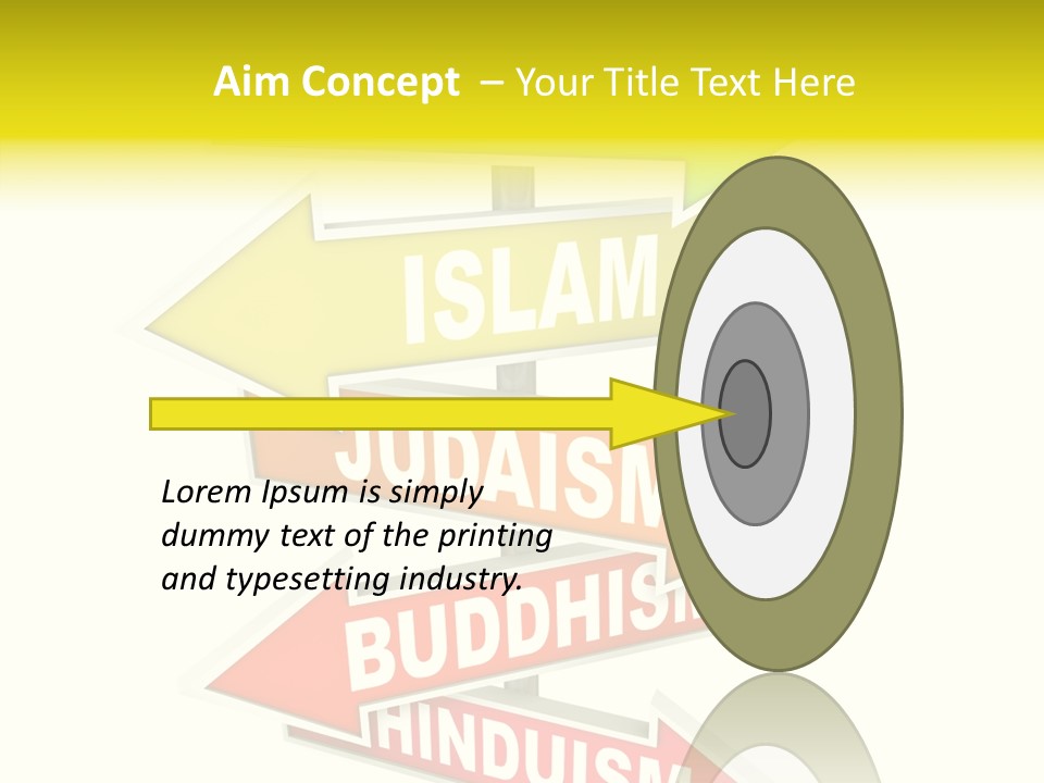 Hinduism Spirit Symbol PowerPoint Template