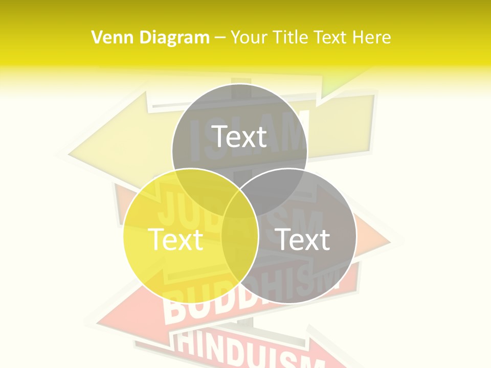 Hinduism Spirit Symbol PowerPoint Template