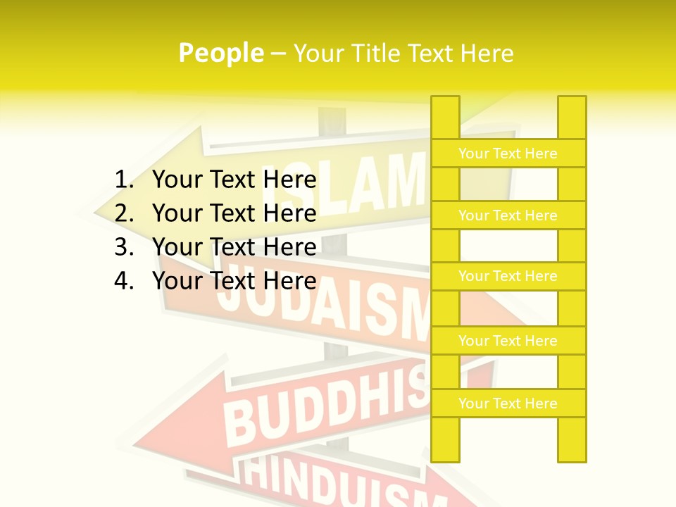 Hinduism Spirit Symbol PowerPoint Template