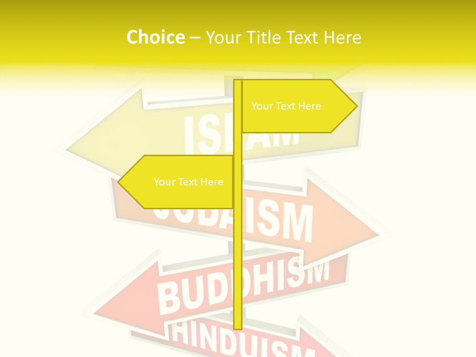 Hinduism Spirit Symbol PowerPoint Template