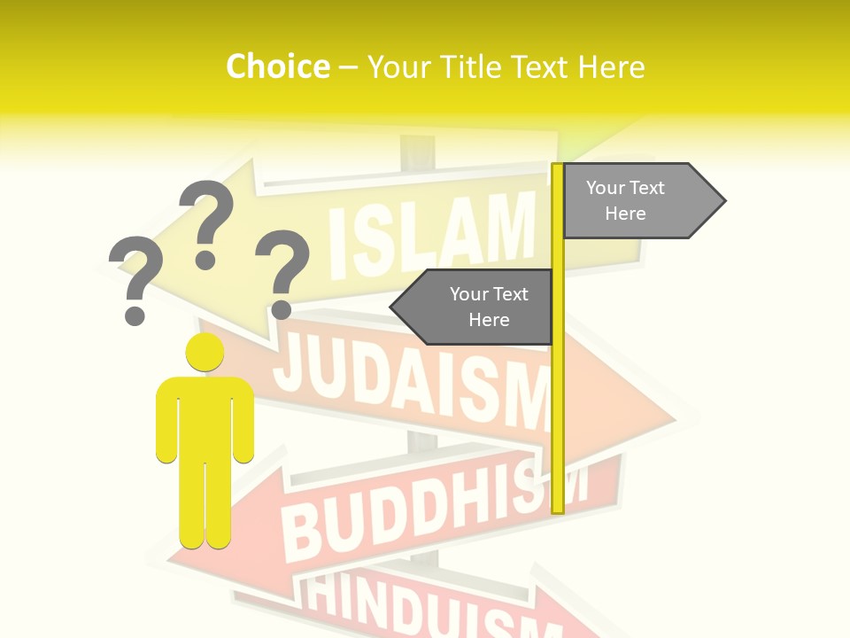 Hinduism Spirit Symbol PowerPoint Template