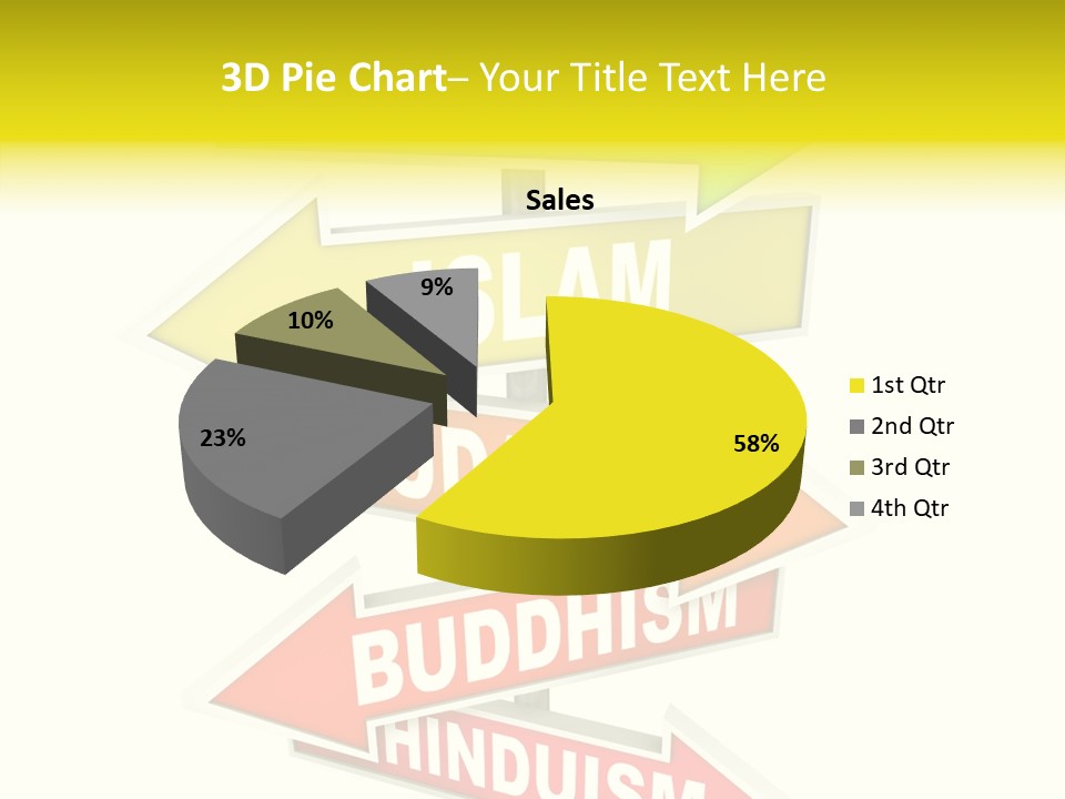 Hinduism Spirit Symbol PowerPoint Template