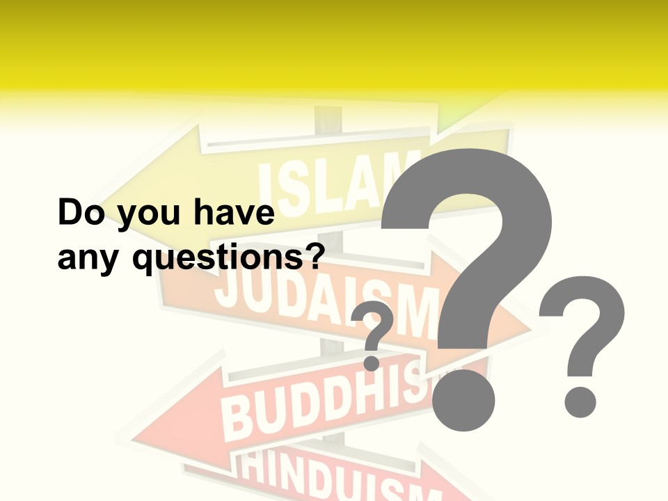 Hinduism Spirit Symbol PowerPoint Template