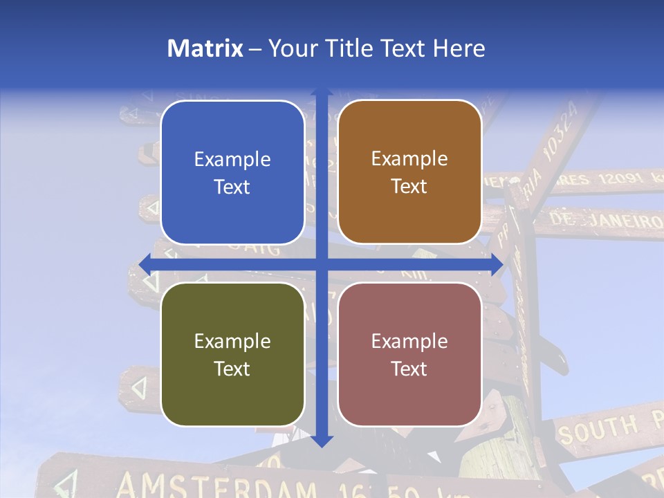 Tour Position Direction PowerPoint Template