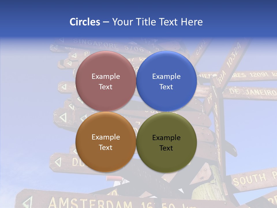 Tour Position Direction PowerPoint Template