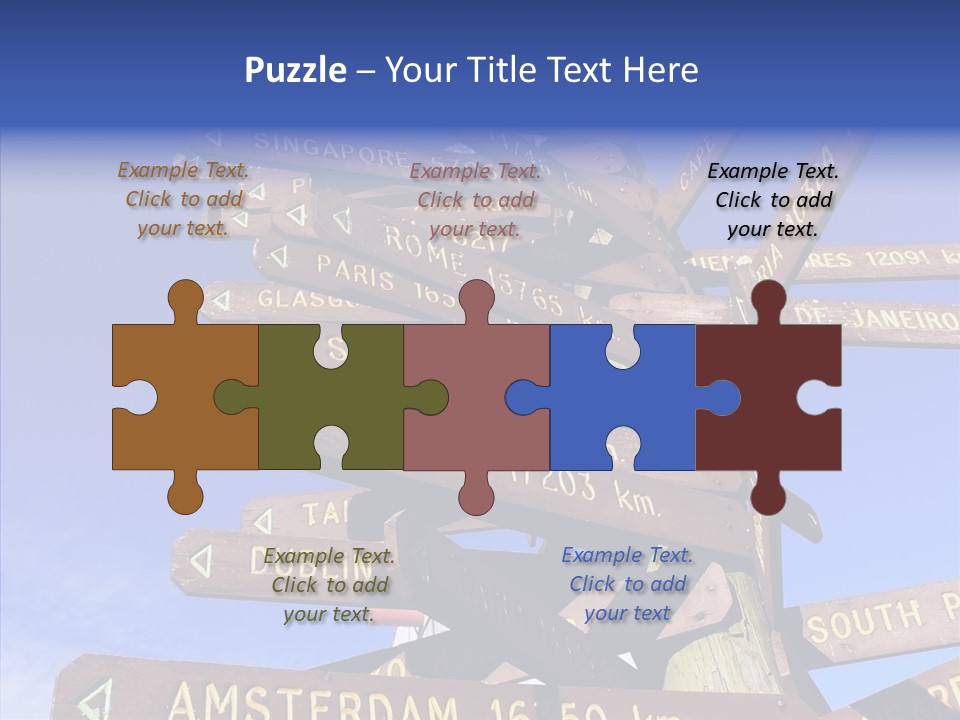 Tour Position Direction PowerPoint Template