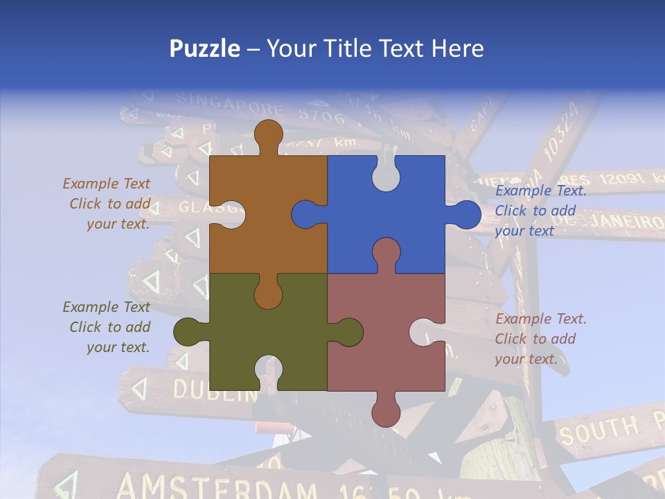 Tour Position Direction PowerPoint Template