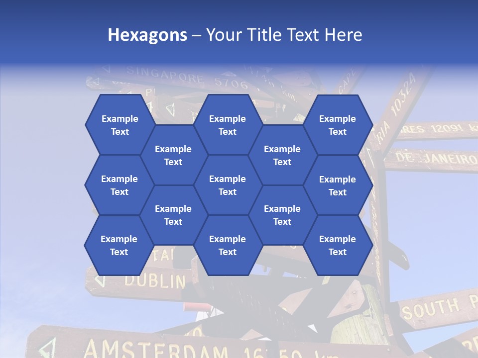 Tour Position Direction PowerPoint Template