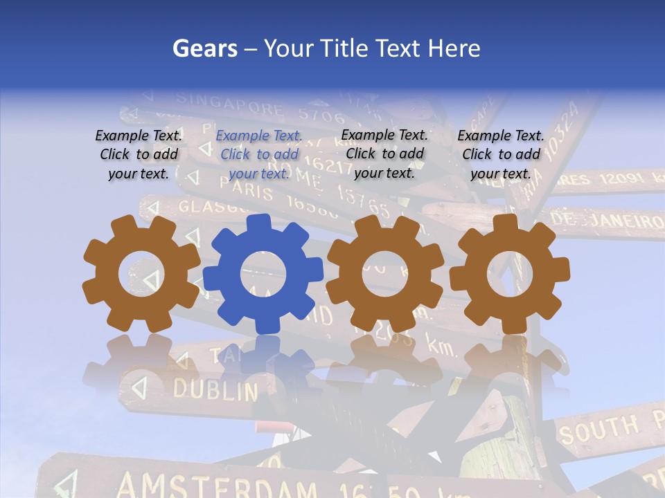 Tour Position Direction PowerPoint Template