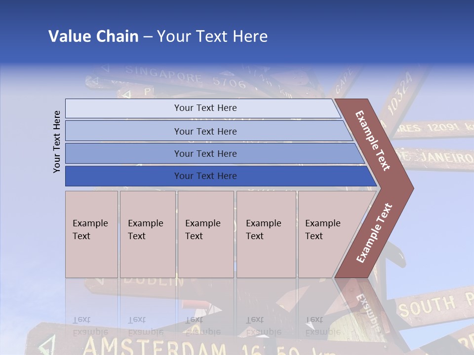 Tour Position Direction PowerPoint Template