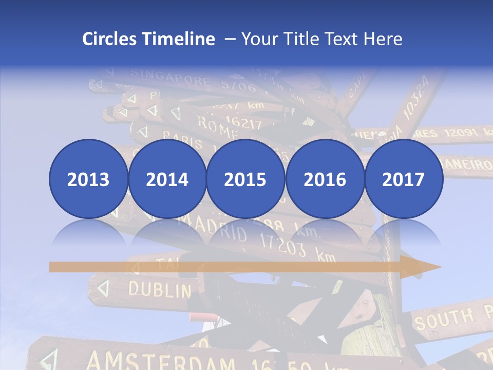 Tour Position Direction PowerPoint Template