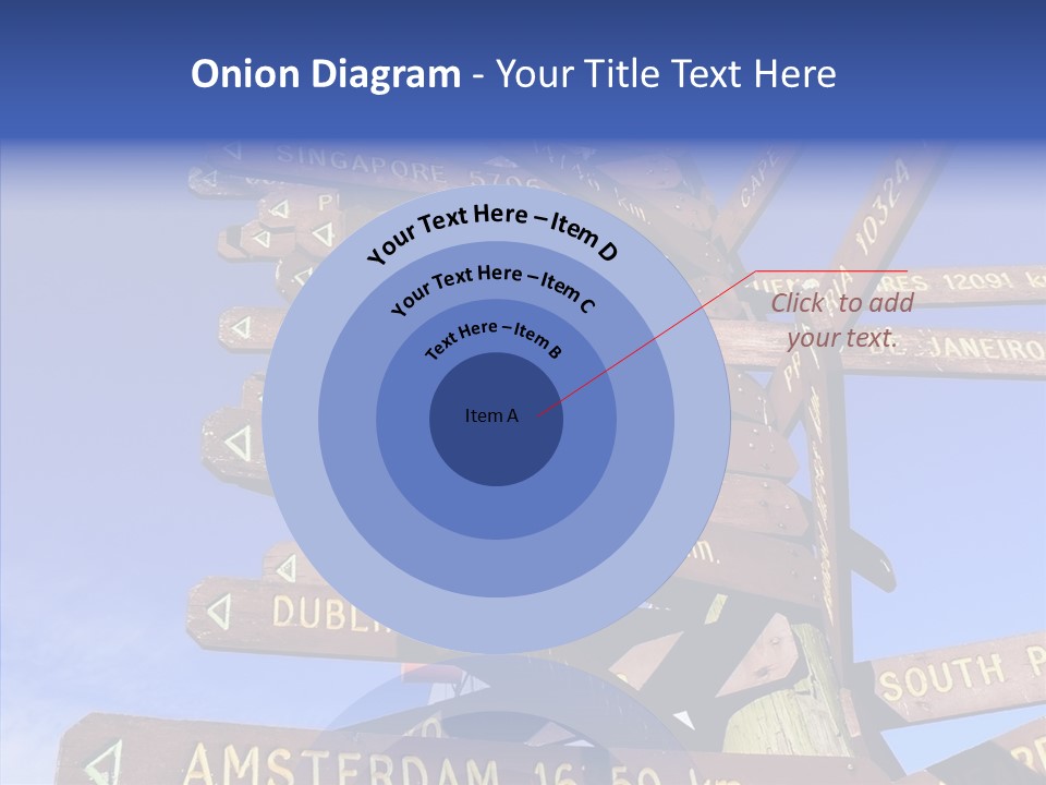 Tour Position Direction PowerPoint Template