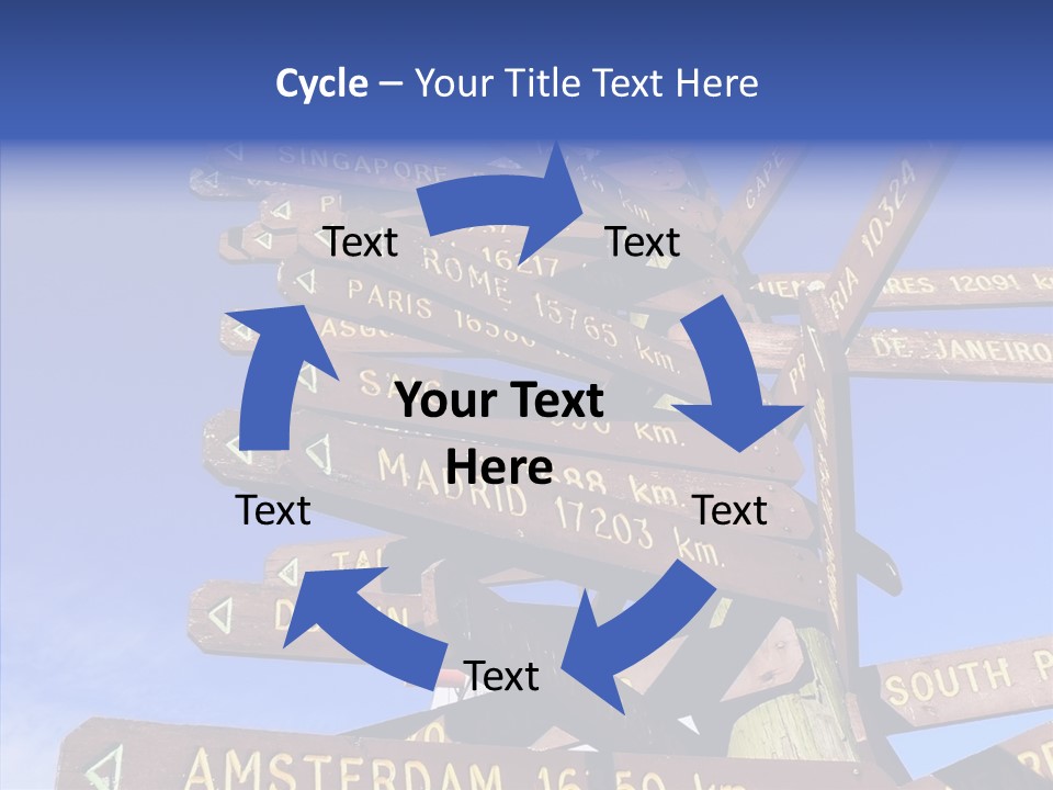 Tour Position Direction PowerPoint Template